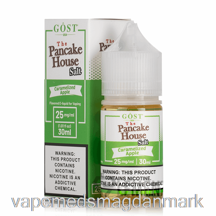 Vape Juice Karameliseret æblesalte - Pandekagehuset - Gost Vapor - 30ml 50mg